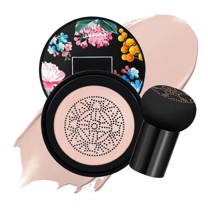 KYDA Mushroom Head Air Cushion BB CreamConcealer Lasting Nude Makeup Moisturizing Pigment CC Liquid Foundation Even Skin