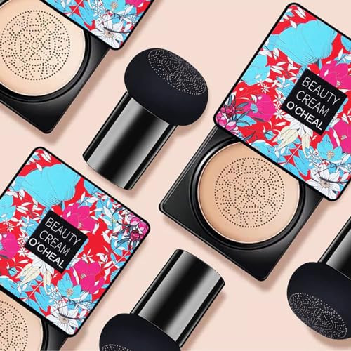 OCHEAL Mushroom Head Air Cushion BB Cream Foundation Cream for Face Makeup Concealer Cushion for Face Comestics Make Up