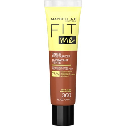 Maybelline Fit Me Tinted Moisturizer Natural Coverage Face Makeup 360 1 Count
