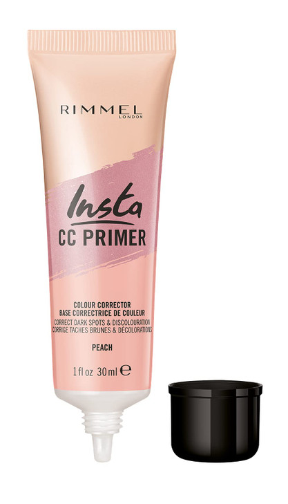 Rimmel London Insta Flawless 30 Peach ColorCorrecting Primer Brightening Evens Skin Tone Preps Skin 1oz
