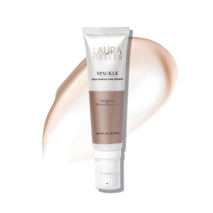 LAURA GELLER NEW YORK Spackle Primer Ethereal Rose Glow SuperSize 2 Fl Oz Hyaluronic Acid Makeup Primer for Mature Skin