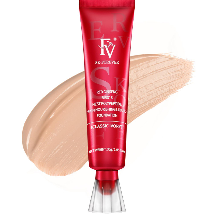 FV Waterproof Liquid Foundation with Matte Finish Lightweight OilFree Natural Look Makeup for Combination Oily Skin Ligh
