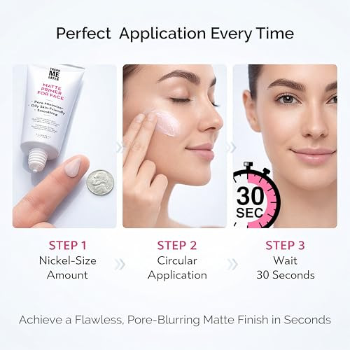 Elizabeth Mott Thank Me Later Face Primer Mattifying Makeup Base Primer for Shine and Oil Control Pore Minimizer Smooths