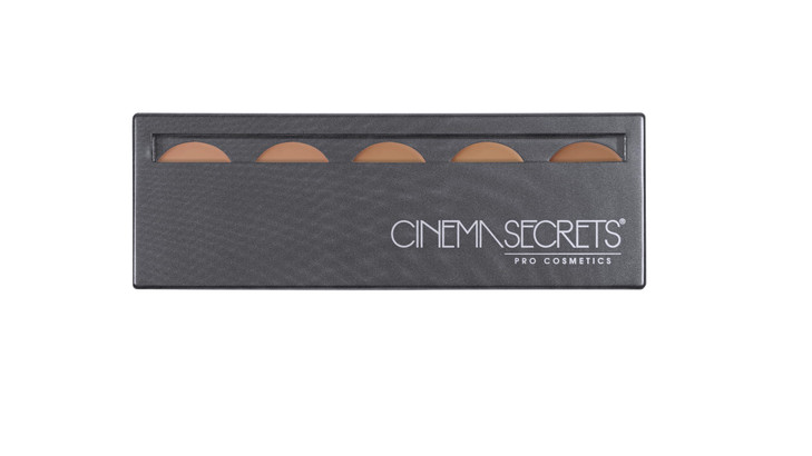 Cinema Secrets Ultimate Foundation 5in1 Palette MedDeep PinkBeige Undertones 500B Series Buildable Coverage LongWear Mat