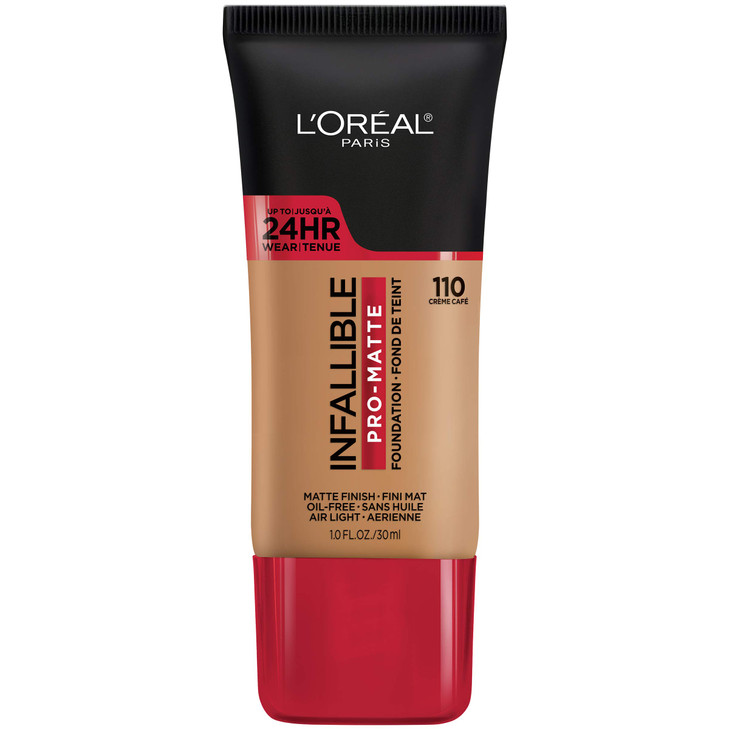 LOreal Paris Cosmetics Makeup Infallible ProMatte Liquid Longwear Foundation Crme Caf 1 fl oz