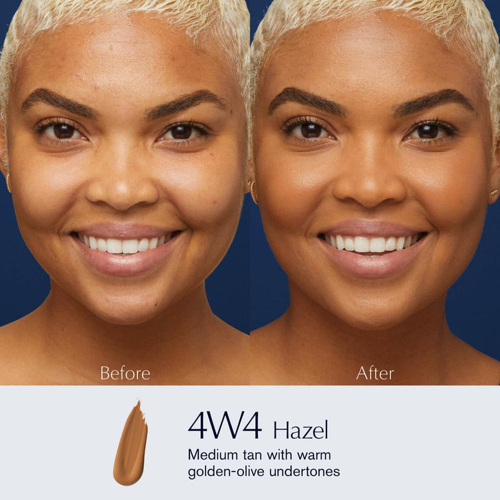 Este Lauder Double Wear StayinPlace 24Hour LongWear Matte Foundation Makeup Original Formula 1 Fl Oz 4W4 Hazel