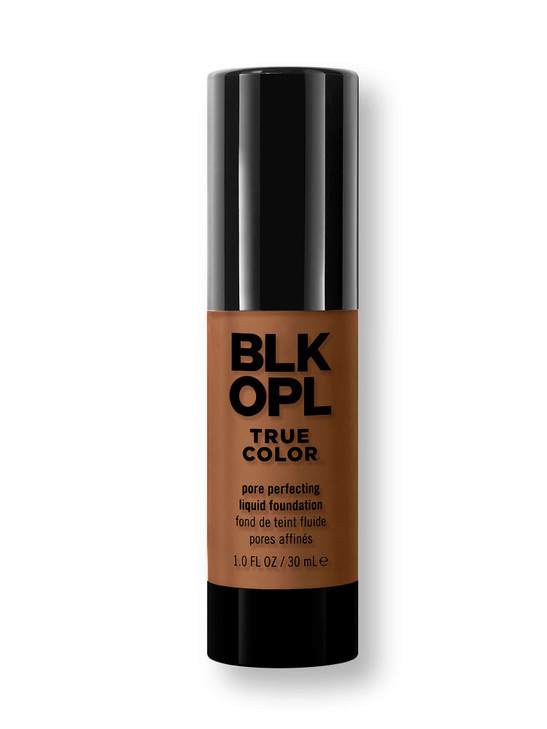 BLKOPL TRUE COLOR Pore Perfecting Liquid Foundation Warm Almond enriched with Vitamins C E parabenfree fragrancefree cru