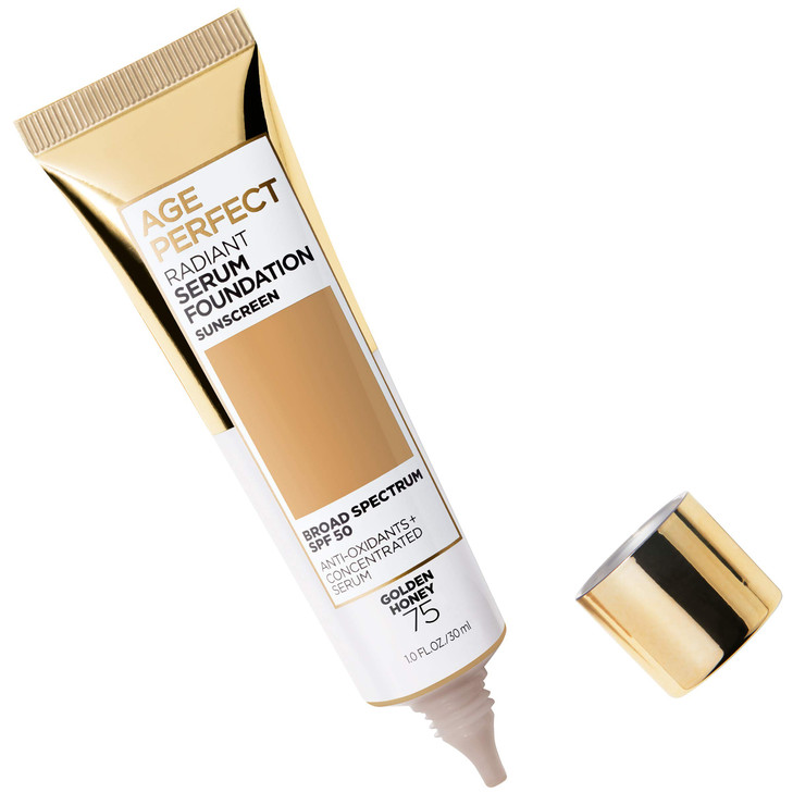 LOreal Paris Age Perfect Radiant Serum Foundation with SPF 50 Golden Honey 1 Ounce