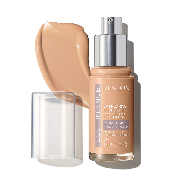 Revlon Illuminance SkinCaring Liquid Foundation Hyaluronic Acid Hydrating and Nourishing Formula with Medium Coverage 31