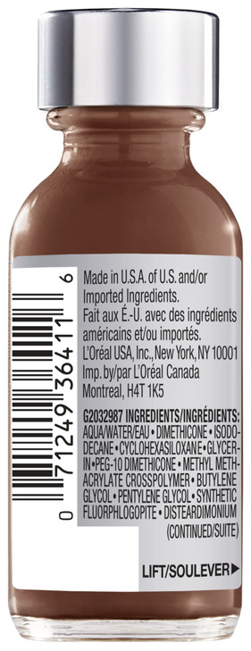 LOral Paris Makeup True Match SuperBlendable Liquid Foundation Hot Chocolate C95 1 Fl Oz1 Count