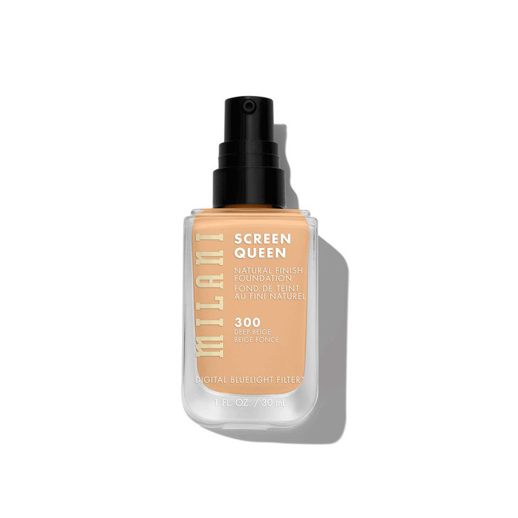 Milani Screen Queen Liquid Foundation Makeup Cruelty Free Foundation With Digital Bluelight Filter Technology Deep Beige