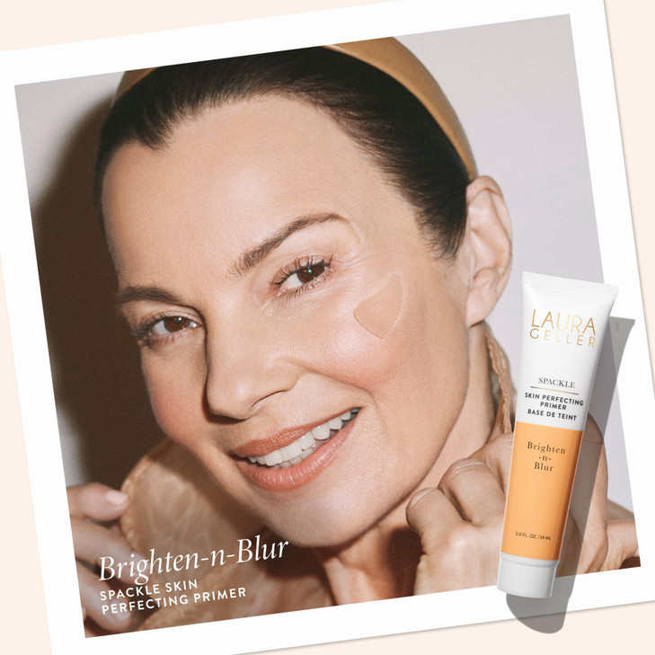 LAURA GELLER NEW YORK Spackle Primer BrightennBlur SuperSize 2 Fl Oz Mattifying Makeup Primer for Mature Skin