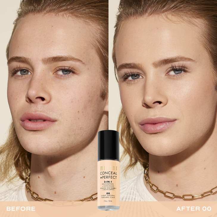Milani Conceal Perfect Liquid Foundation Light Natural 1 Fl Oz