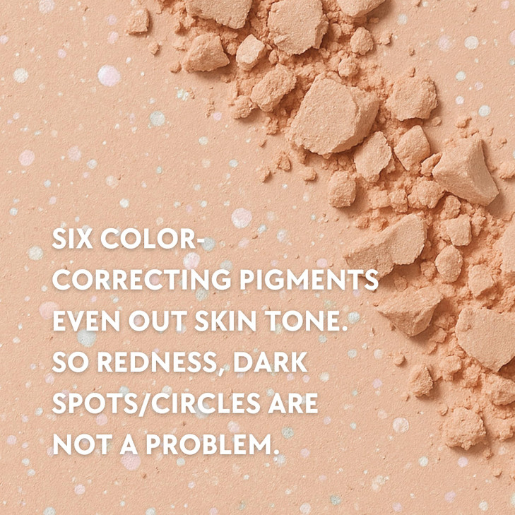 Ready to Wear Lasting Couture Finish Color Correcting Powder Makeup Compact Universal Correcting Foundation Deluxe Size
