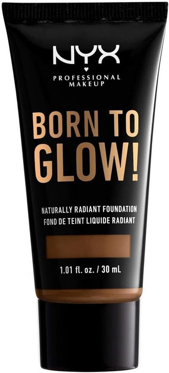 NYX PROFESSIONAL MAKEUP Born To Glow Naturally Radiant Foundation Medium Coverage Mocha