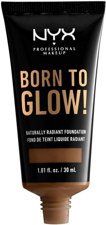 NYX PROFESSIONAL MAKEUP Born To Glow Naturally Radiant Foundation Medium Coverage Mocha