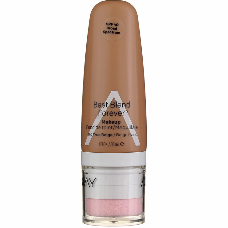 Almay Best Blend Forever Foundation True Beige 1 fl oz SPF 40 Broad Spectrum