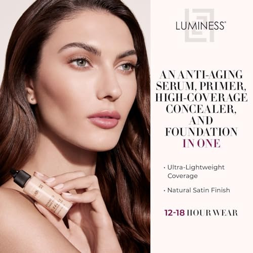 Luminess Air Silk 4In1 Airbrush Foundation Foundation Shade 040 5 Fl Oz Sheer to Medium Coverage AntiAging Formula Hydra