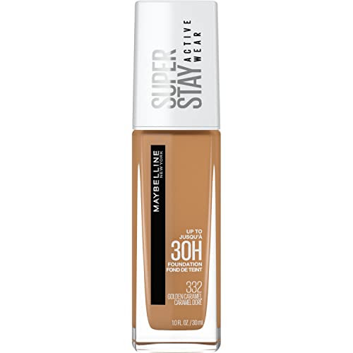Maybelline Super Stay Full Coverage Liquid Foundation Active Wear Makeup Up to 30Hr Wear Transfer Sweat Water Resistant