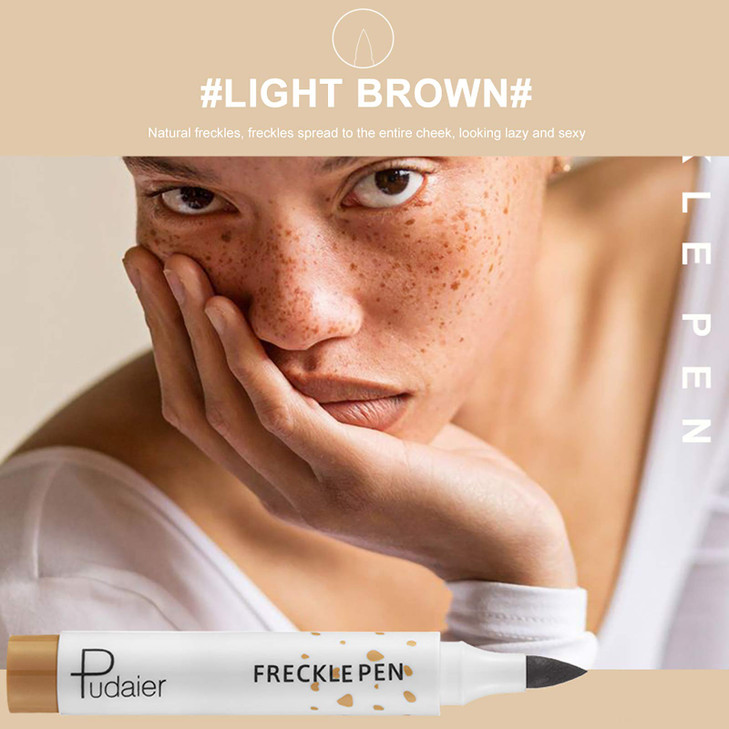 Freckle Pen 2 Colors Waterproof Lasting Natural Like Face Freckle Makeup Pen 2 Pcs 017 Fl Oz