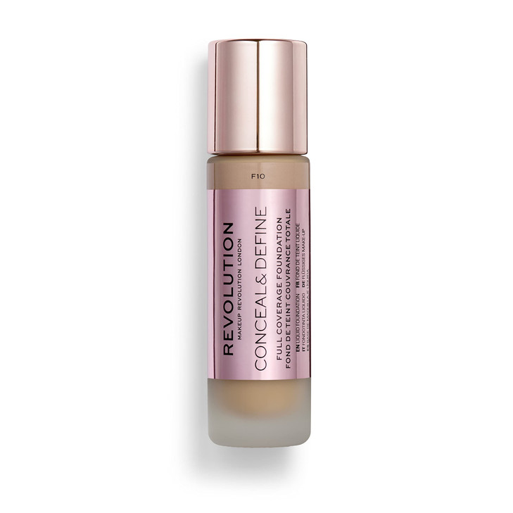 Makeup Revolution Conceal Define Foundation Cream Foundation Makeup Full Coverage For Medium Skin Tones Vegan CrueltyFre