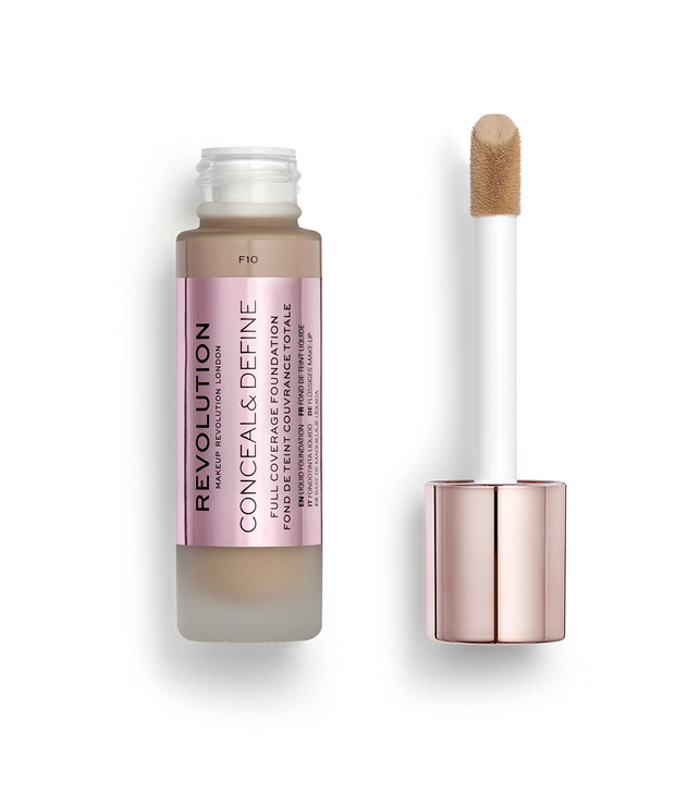 Makeup Revolution Conceal Define Foundation Cream Foundation Makeup Full Coverage For Medium Skin Tones Vegan CrueltyFre