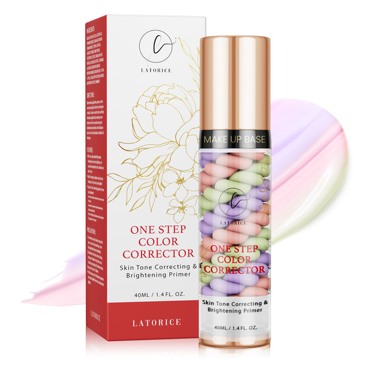 One Step Color Corrector Isolation Cream Makeup Primer Skin Tone Correcting and Brightening Primer Oil Control Moisturiz