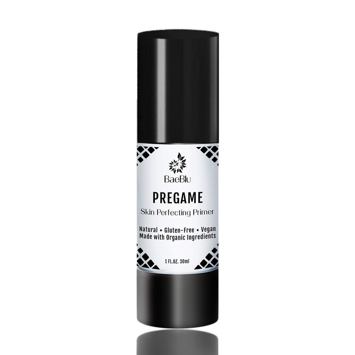 BaeBlu Organic Face Primer Perfects Skin Extends Makeup Wear Time SiliconeFree GlutenFree