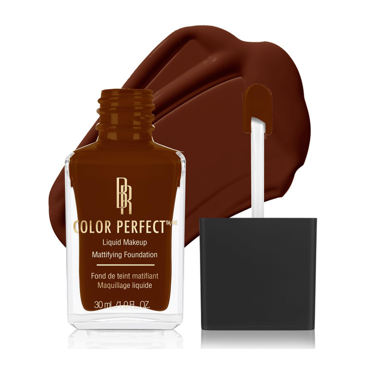 Black Radiance Color Perfect Liquid Full Coverage Foundation Makeup Double Fudge 1 Fl Oz