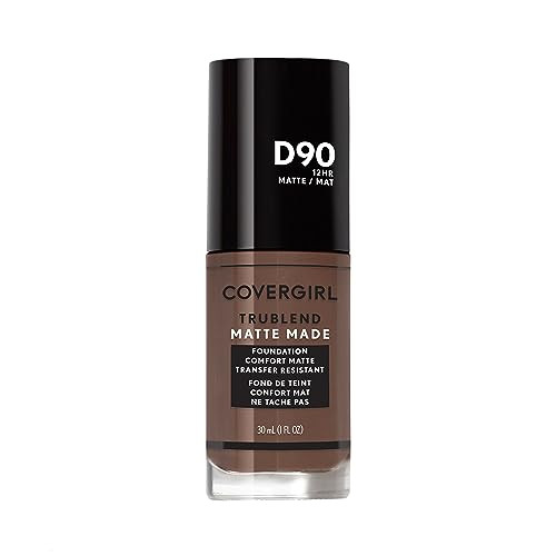 Covergirl Trublend Matte Made Liquid Foundation D90 Espresso 1014 Fl Oz