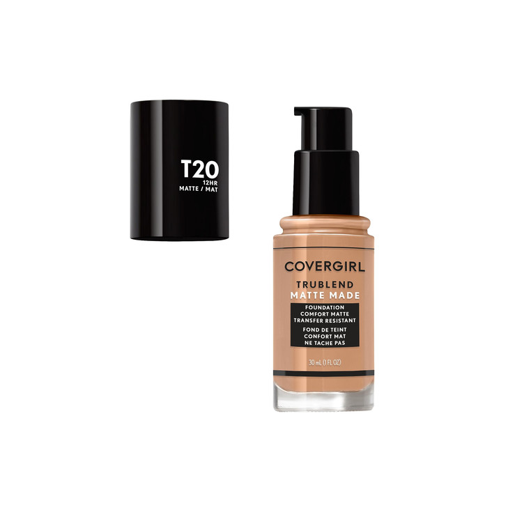 COVERGIRL TruBlend Matte Made Liquid Foundation Soft Honey 1 Fl Oz Pack of 1