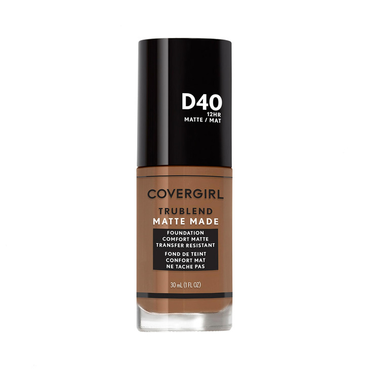 COVERGIRL TruBlend Matte Made Liquid Foundation Deep Bronze 1 Fl Oz Pack of 1