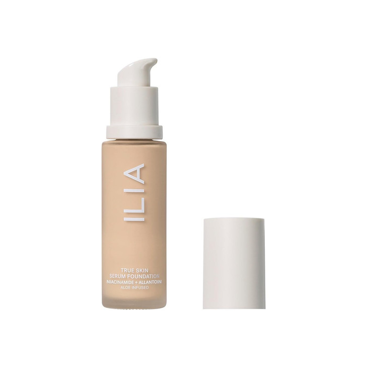 ILIA True Skin Serum Foundation Noncomedogenic CrueltyFree Vegan Weightless Feel Buildable Coverage Safe For Sensitive S