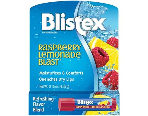 Blistex Raspberry Lemonade Blast Lip Moisturizer Refreshing Flavor Blend 015 oz 425 g