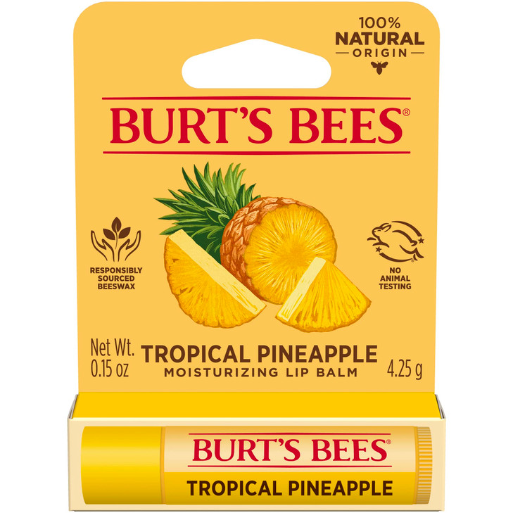 Burts Bees Lip Balm Pineapple 015oz Pineapple