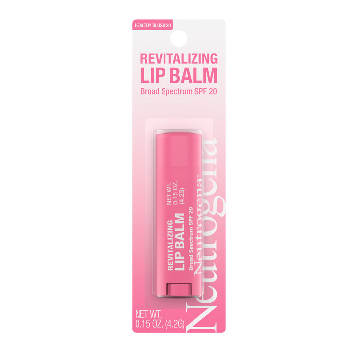 Neutrogena Revitalizing Tinted Lip Balm Broad Spectrum SPF 20 Sunscreen Moisturizing Lip Balm with a Sheer Tint for Soft