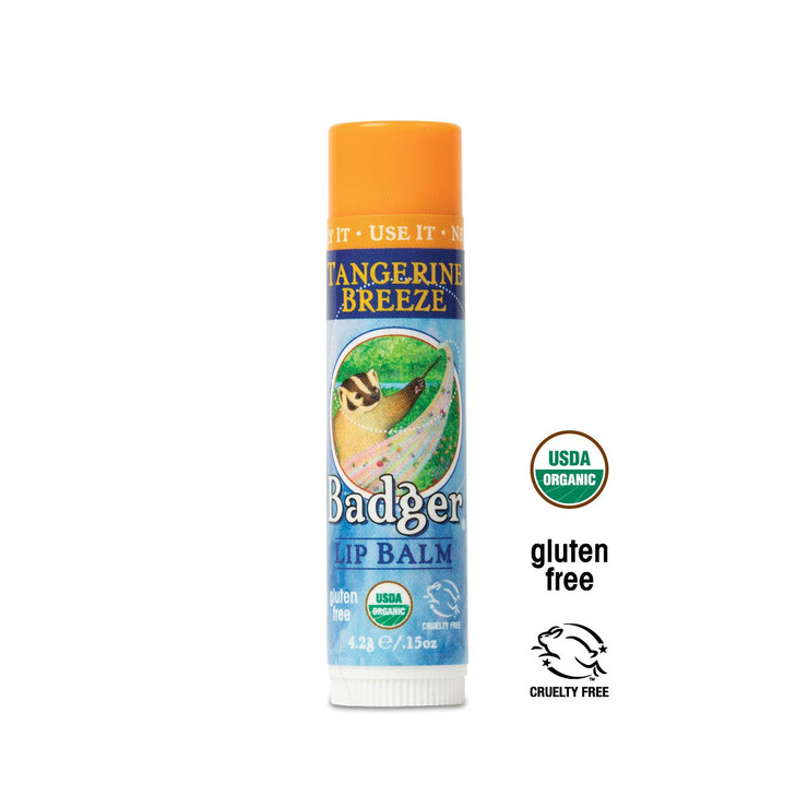 Badger Lip Balm StickTangerine Breeze