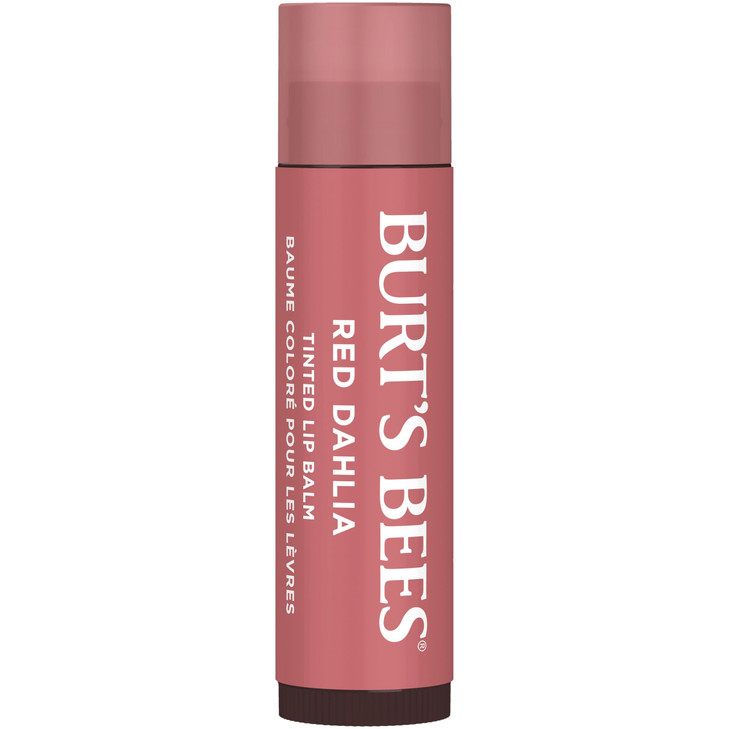 Burts Bees Lip Tint Balm with Long Lasting 2 in 1 Duo Tinted Balm Formula Color Infused with Deeply Hydrating Shea Butte