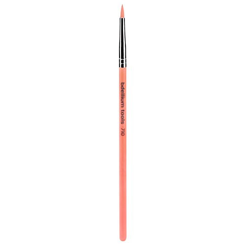 Bdellium Tools Professional Makeup Brush - Pink Bambu Series 710 Eye Liner - With Soft Synthetic Fibers, For Lining the Eyes (Pink, 1pc)