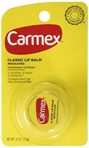 Carmex Classic Lip Balm Medicated 025 oz Packs of 6