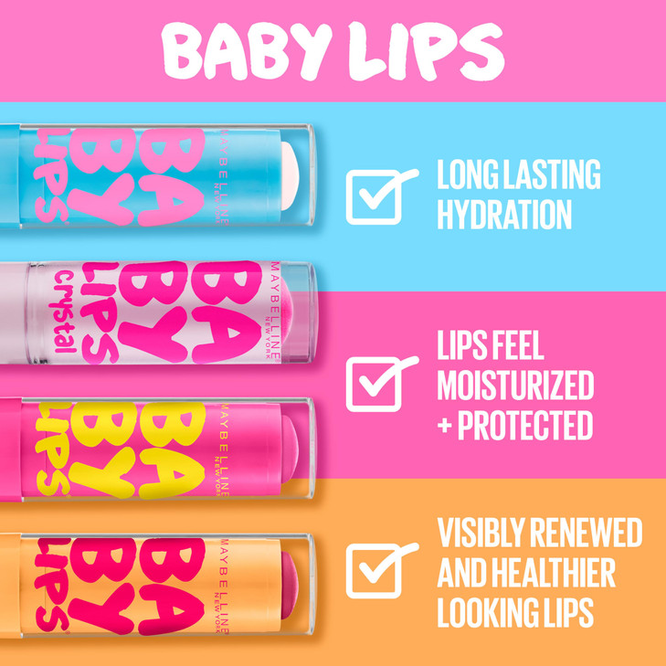 Maybelline New York Baby Lips Moisturizing Lip Balm Pink Punch 015 oz