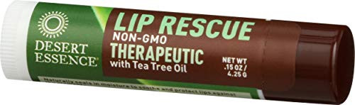 Desert Essence Lip Rescue tea tree 015 oz