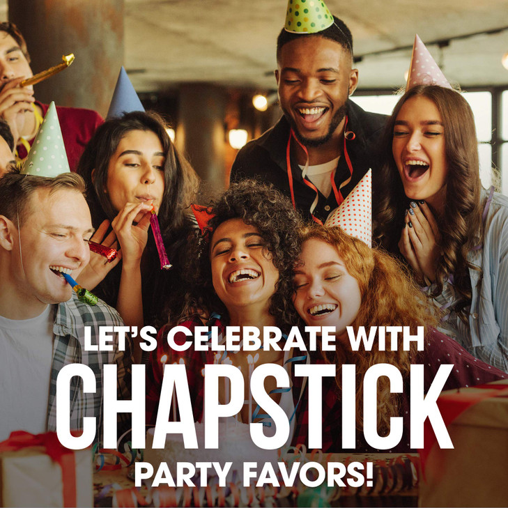 Chapstick Party Favor Lip Balm Gift Pack Happy Birthday 10 sticks 015 oz each