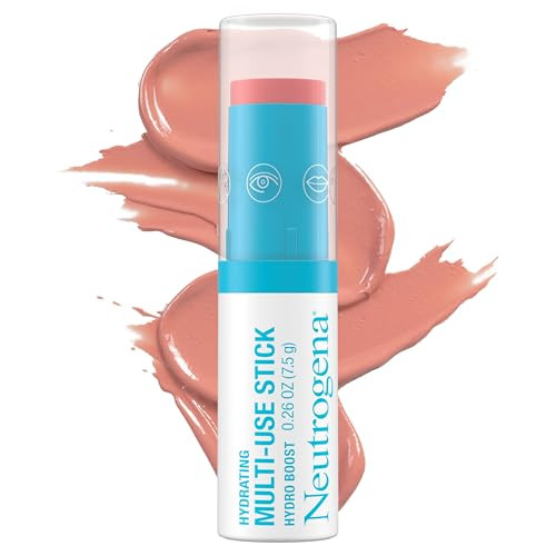 Neutrogena Hydro Boost Hydrating MultiUse Makeup Stick with Hyaluronic Acid Gentle MultiUse Colored Makeup Balm to Brigh