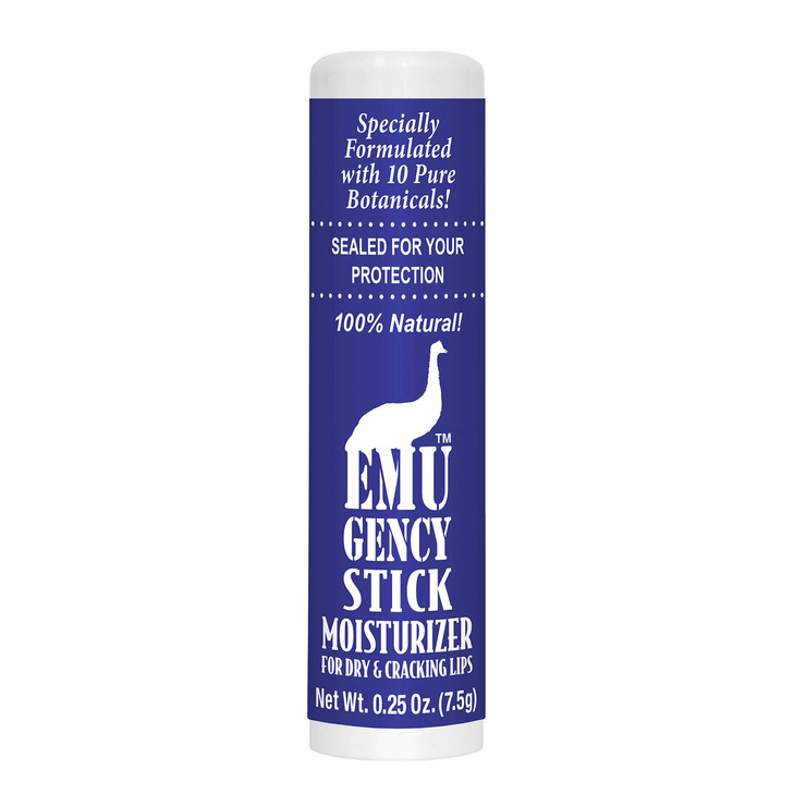 Montana Emu Ranch EMUgency All Purpose Moisturizing Pocket Stick 025 Ounce Helps Relieve Chapped Cracked and Split Lips