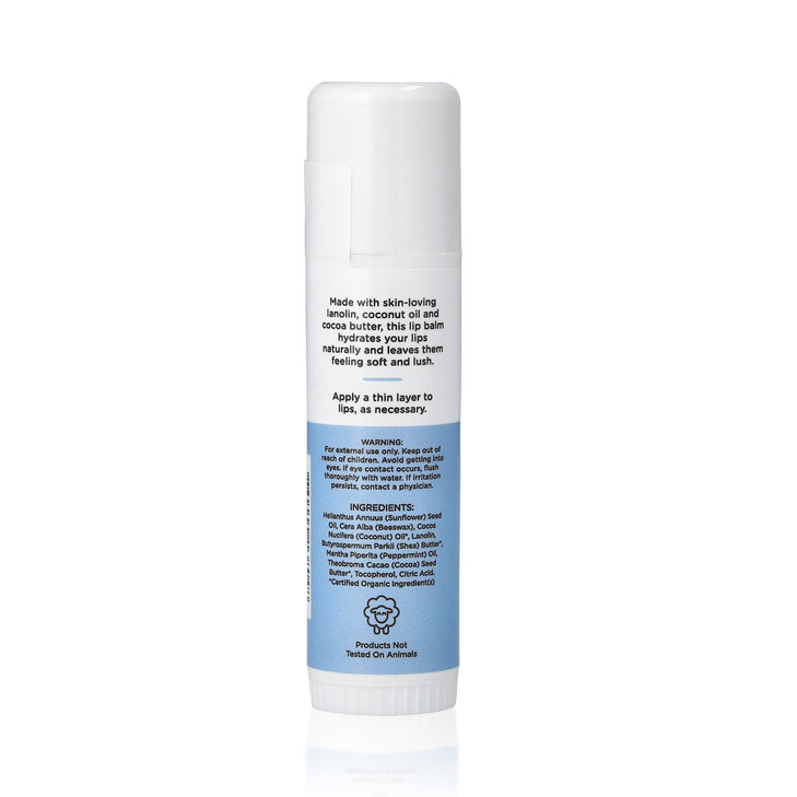 High Meadow Peppermint Lanolin Lip Balm Stick for Dry Cracked Lips Lanolin Balm for Lips with Beeswax Shea Butter LongLa