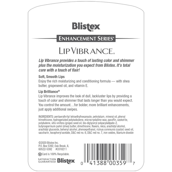 Blistex Lip Vibrance Lip Protectant Pack of 4