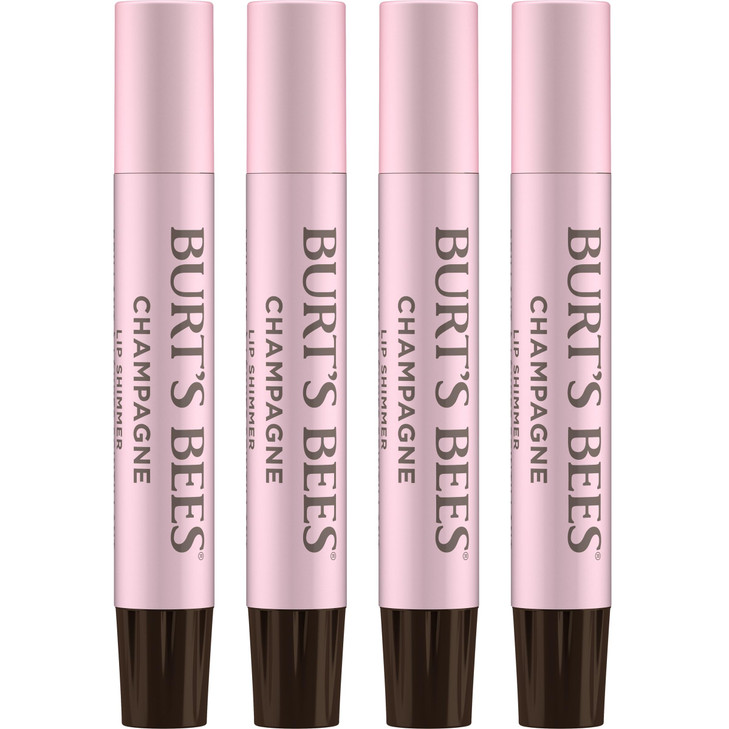 Burts Bees Shimmer Lip Tint Set Tinted Lip Balm Stick Moisturizing for All Day Hydration with Natural Origin Glowy Pigme