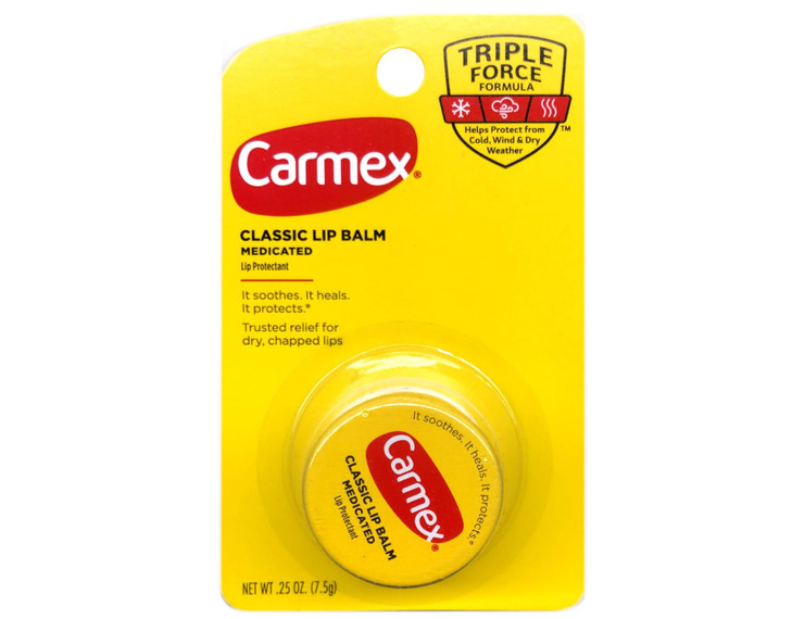Carmex Classic Lip Balm Medicated 025 oz Packs of 12