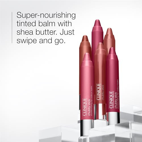 Clinique Chubby Stick Tinted Lip Colour Balm With Shea Butter Moisturizing Hydrating NaturalLooking Lip Tint Whole Lotta